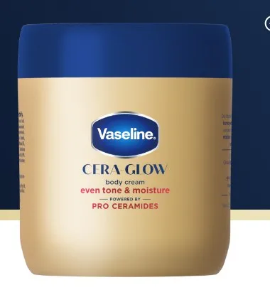 Vaseline Cera-Glow Even Tone & Moisture Body Cream 400ml