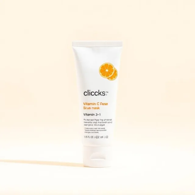 Clicks Vitamin C 3-in-1 Facial Wash, Scrub & Mask