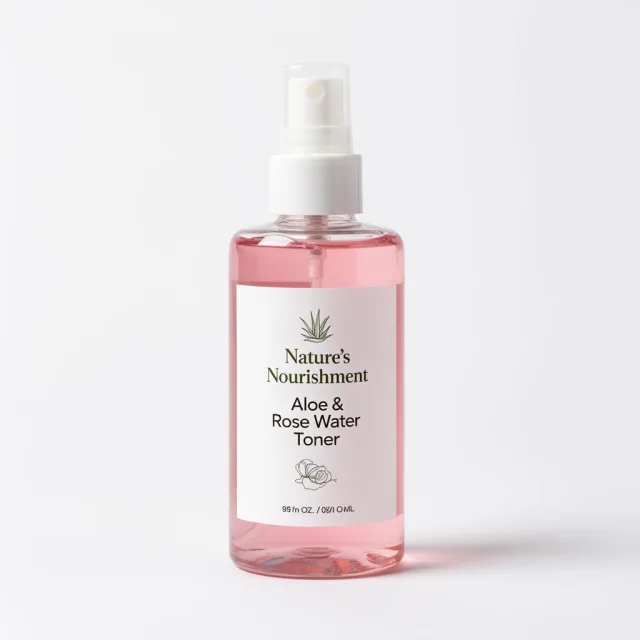 Nature's Nourishment Aloe & Rose Water Toner