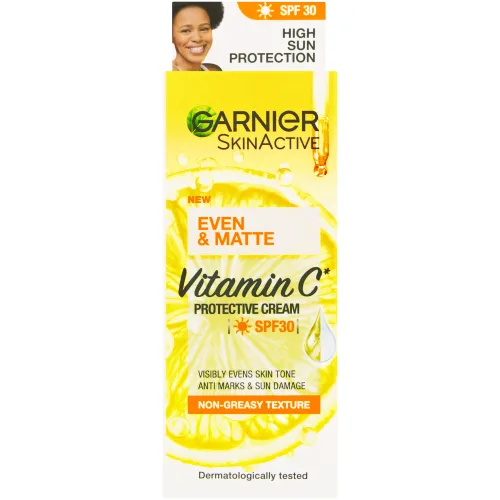 Garnier Even & Bright Vitamin C Protective Cream SPF30 50ml